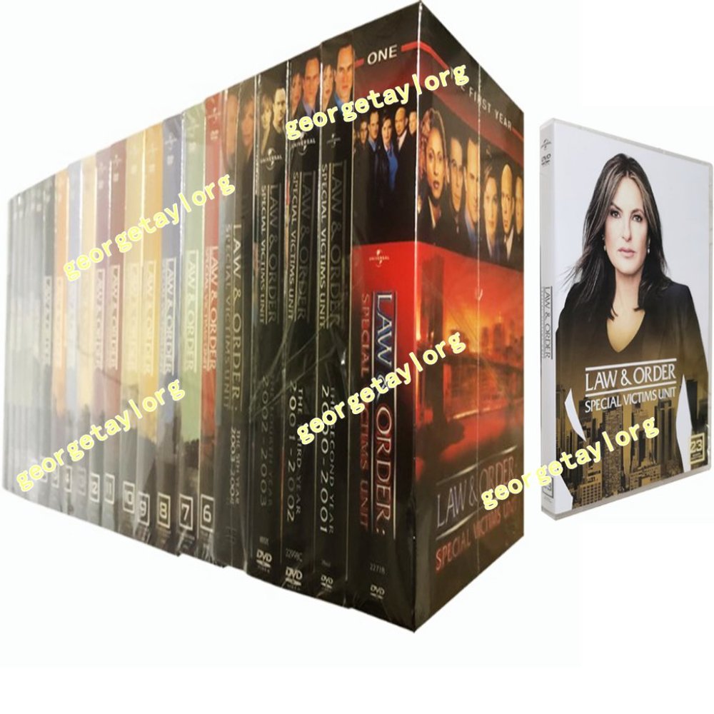 Law and Order Special Victims Unit SVU Complete Series Seasons 1-23 DVD Set USA